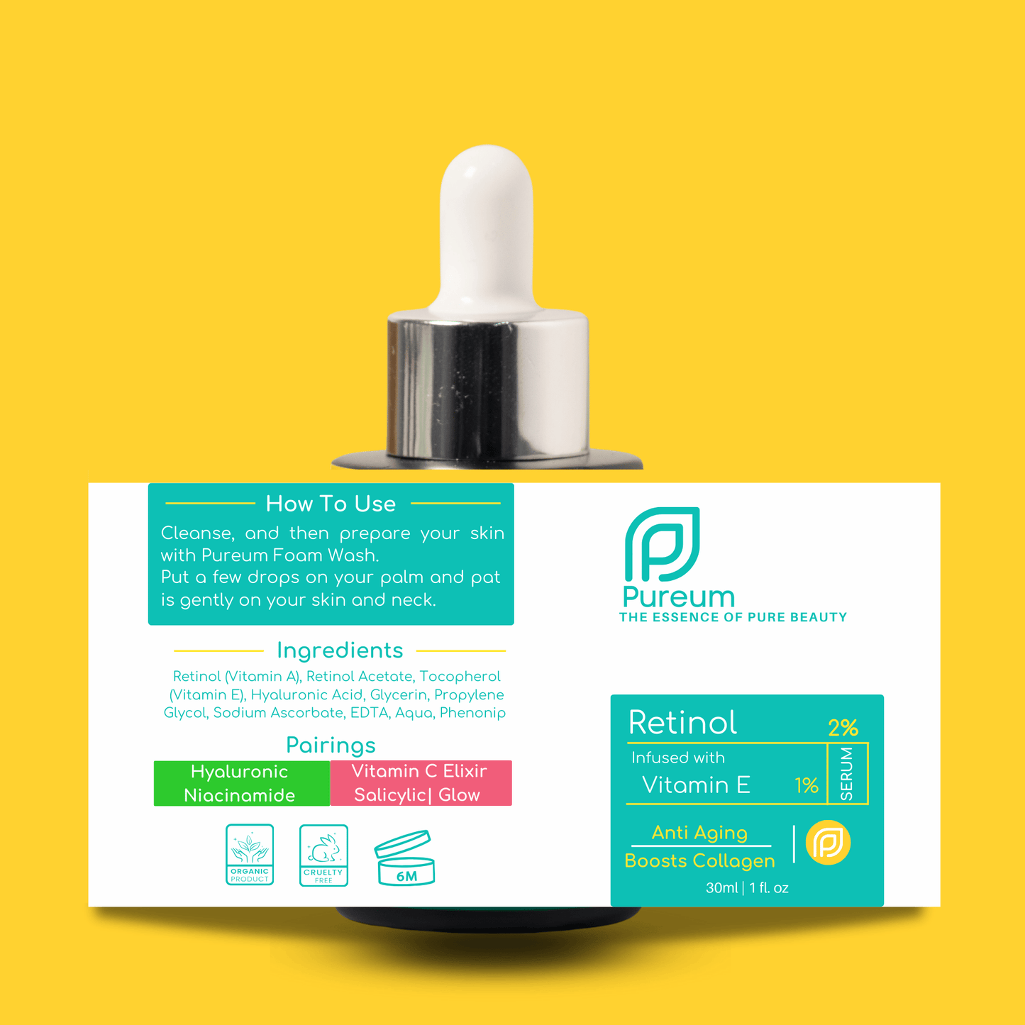 Pureum Anti-Aging Retinol Serum 2% - 30ml