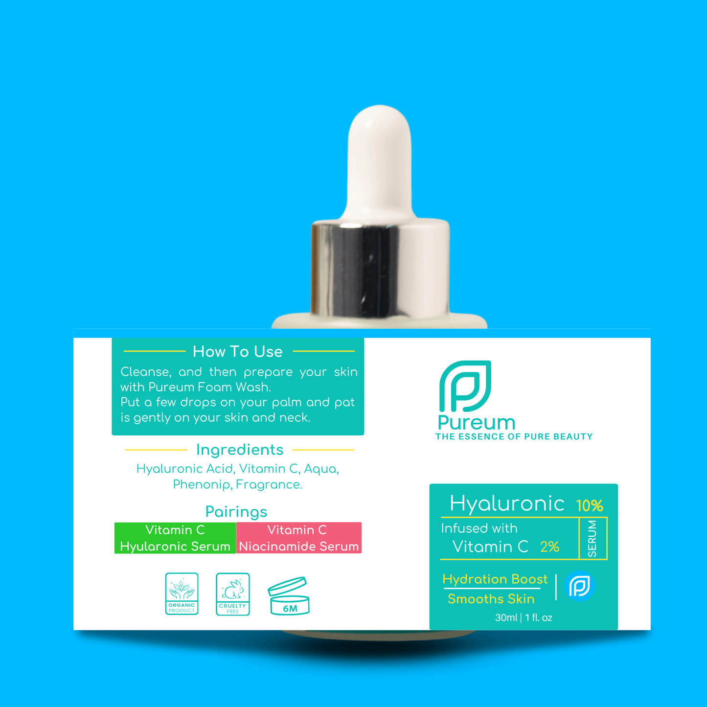 Pureum Hydrating Hyaluronic Serum 10% - 30ml