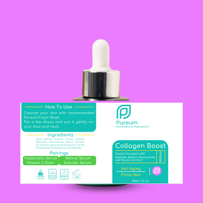 Pureum Collagen Boost Peptide Serum - 30ml