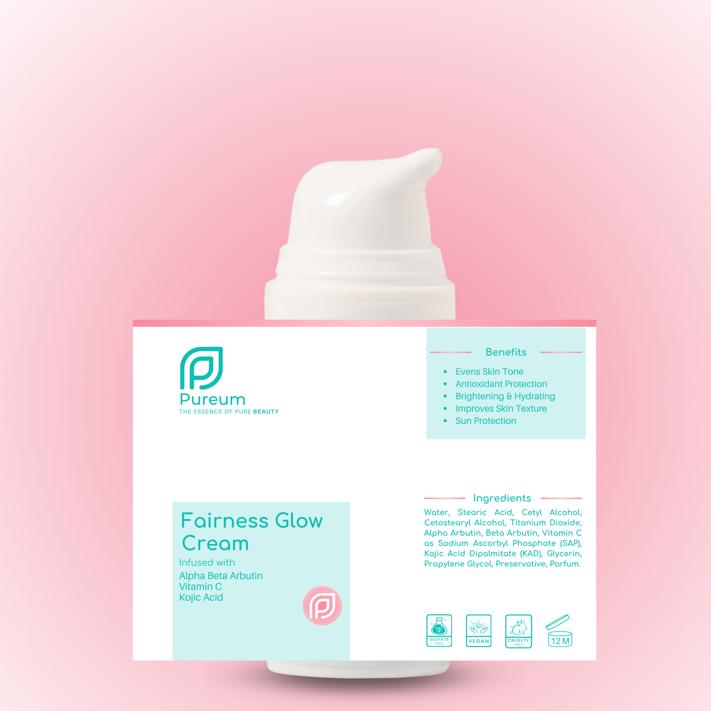 Pureum Brightening Glow Cream - 30ml